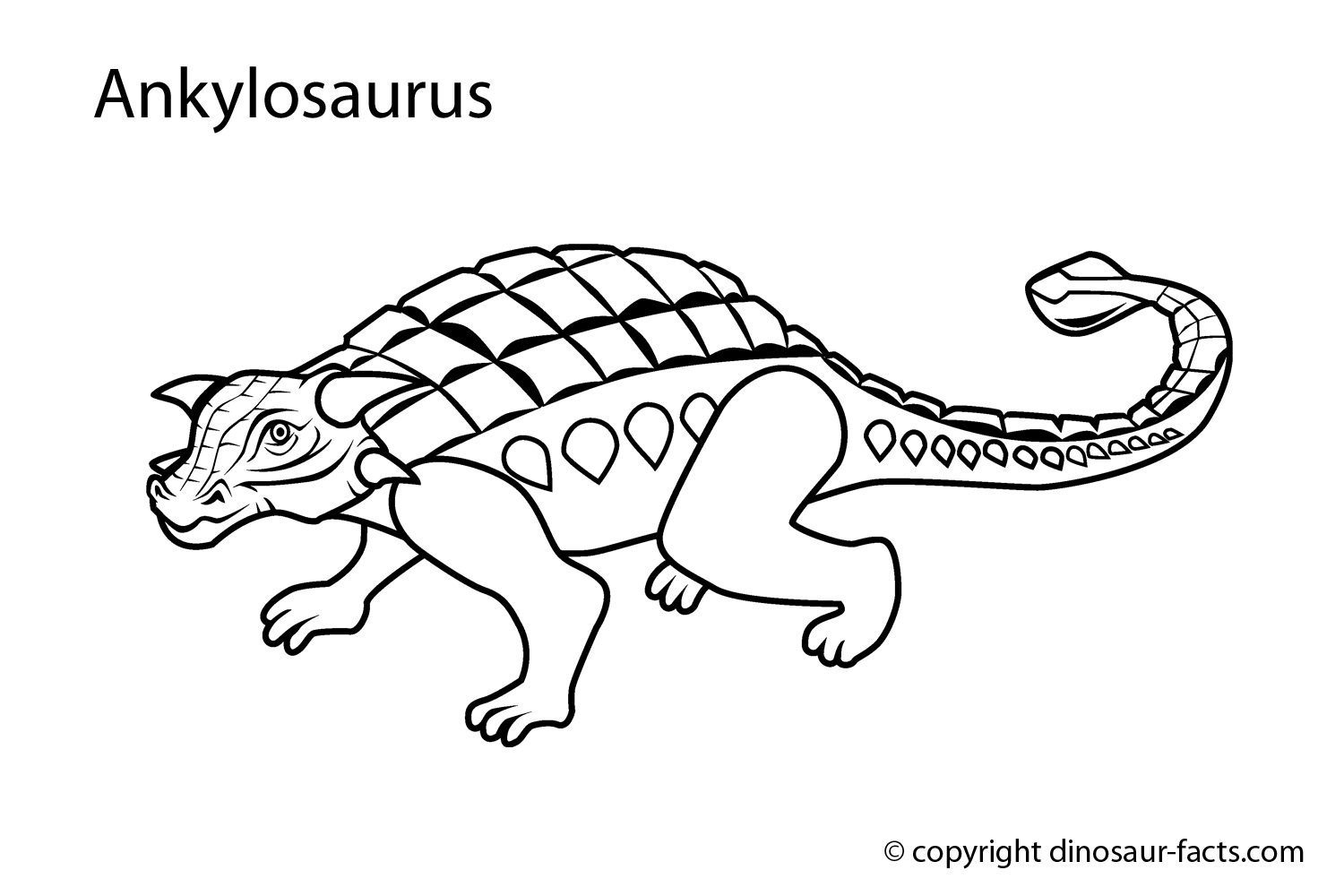 Dibujo para colorear: Dinosaurio (Animales) #5650 - Dibujos para Colorear e Imprimir Gratis
