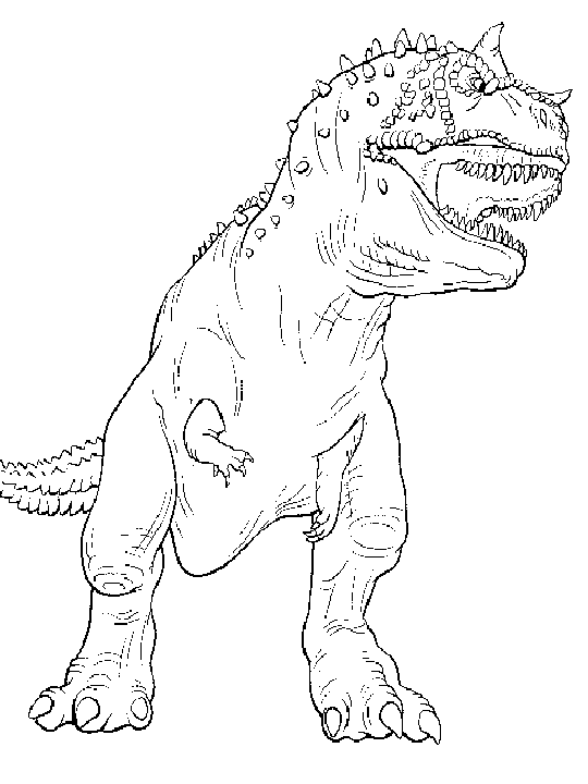 Dibujo para colorear: Dinosaurio (Animales) #5670 - Dibujos para Colorear e Imprimir Gratis