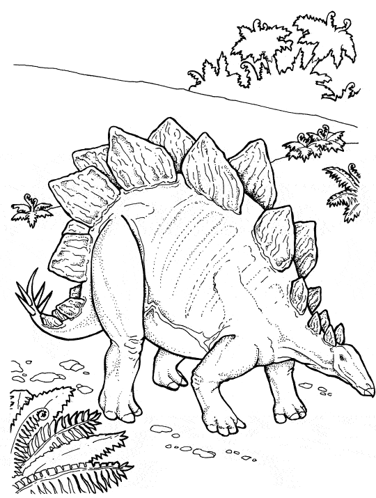 Dibujo para colorear: Dinosaurio (Animales) #5683 - Dibujos para Colorear e Imprimir Gratis