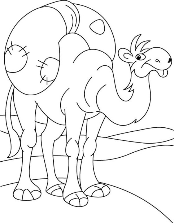 Dibujo para colorear: Dromedario (Animales) #5995 - Dibujos para Colorear e Imprimir Gratis