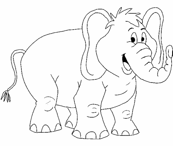 Dibujo para colorear: Elefante (Animales) #6304 - Dibujos para Colorear e Imprimir Gratis
