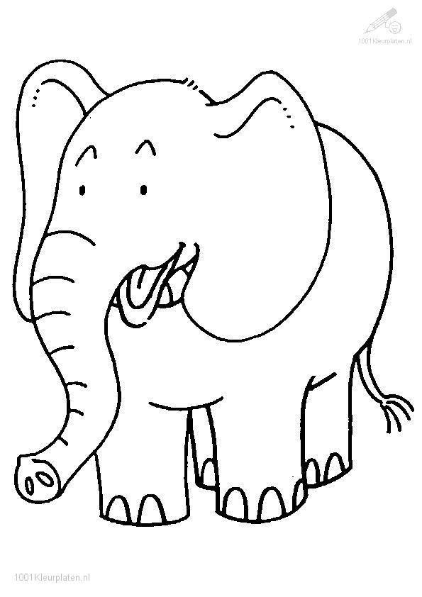 Dibujo para colorear: Elefante (Animales) #6305 - Dibujos para Colorear e Imprimir Gratis