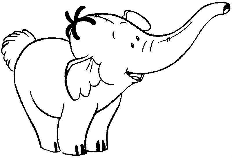 Dibujo para colorear: Elefante (Animales) #6319 - Dibujos para Colorear e Imprimir Gratis