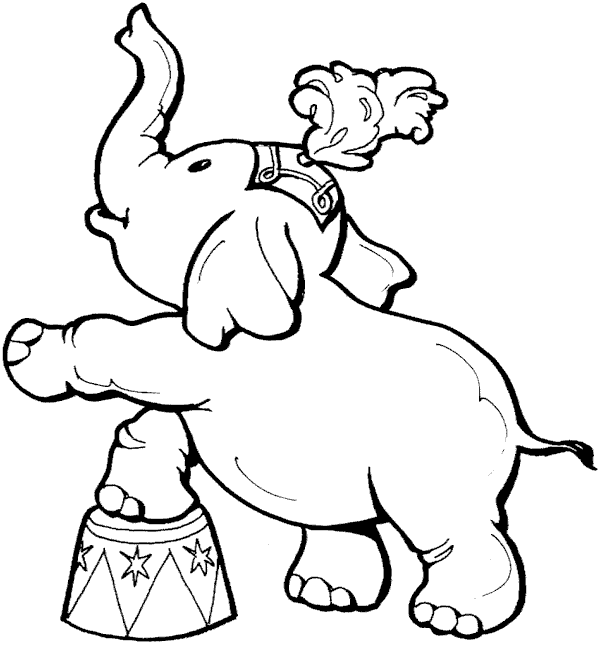 Dibujo para colorear: Elefante (Animales) #6328 - Dibujos para Colorear e Imprimir Gratis
