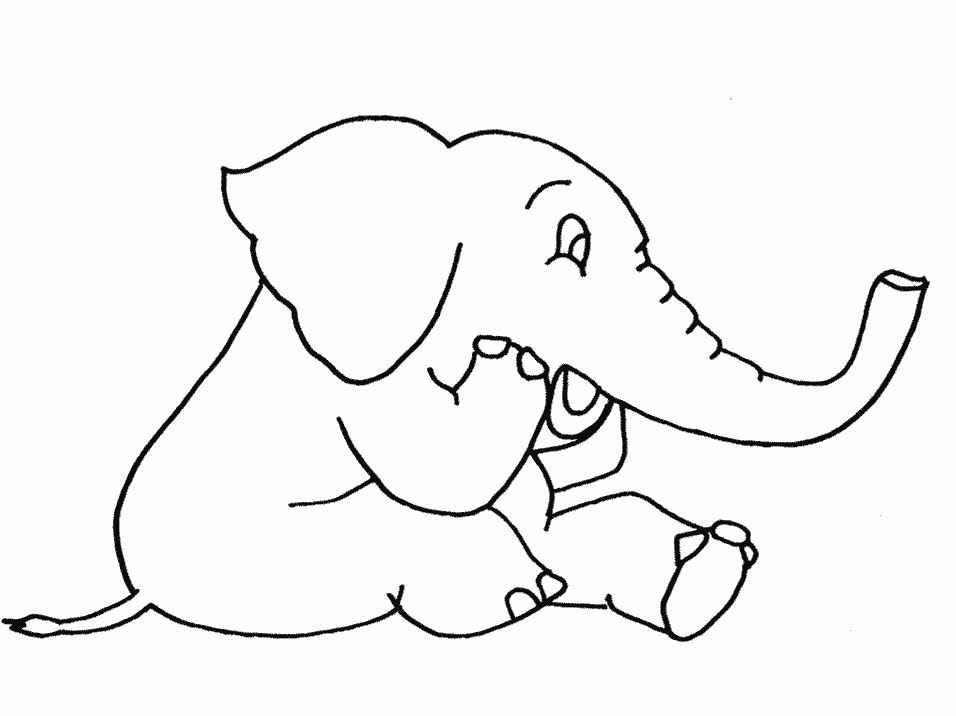 Dibujo para colorear: Elefante (Animales) #6331 - Dibujos para Colorear e Imprimir Gratis