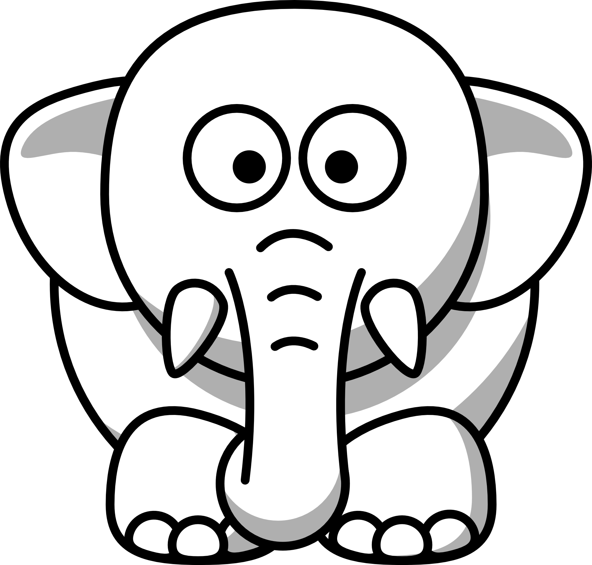 Dibujo para colorear: Elefante (Animales) #6370 - Dibujos para Colorear e Imprimir Gratis