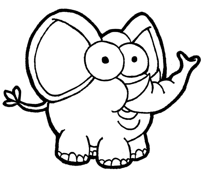Dibujo para colorear: Elefante (Animales) #6372 - Dibujos para Colorear e Imprimir Gratis