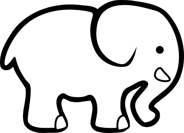Dibujo para colorear: Elefante (Animales) #6408 - Dibujos para Colorear e Imprimir Gratis