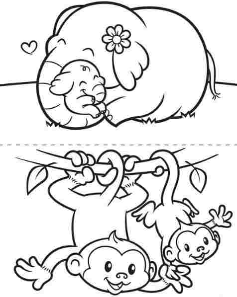 Dibujo para colorear: Elefante (Animales) #6437 - Dibujos para Colorear e Imprimir Gratis