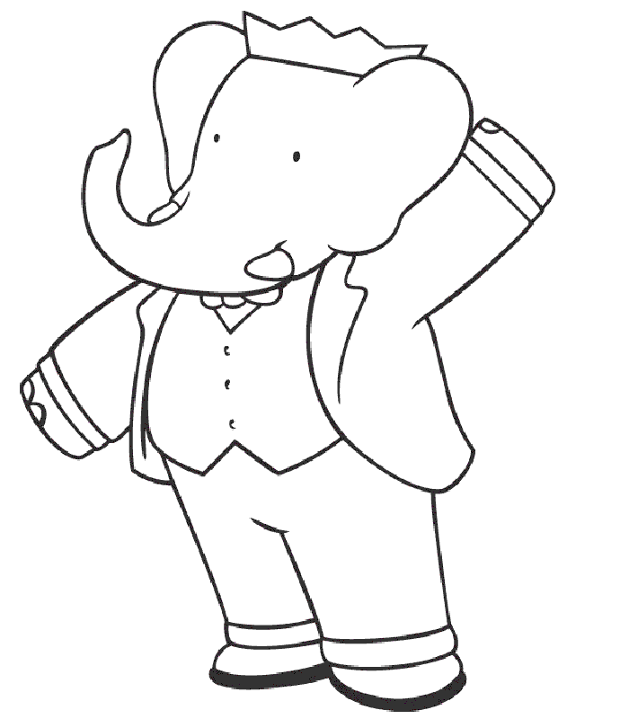 Dibujo para colorear: Elefante (Animales) #6438 - Dibujos para Colorear e Imprimir Gratis