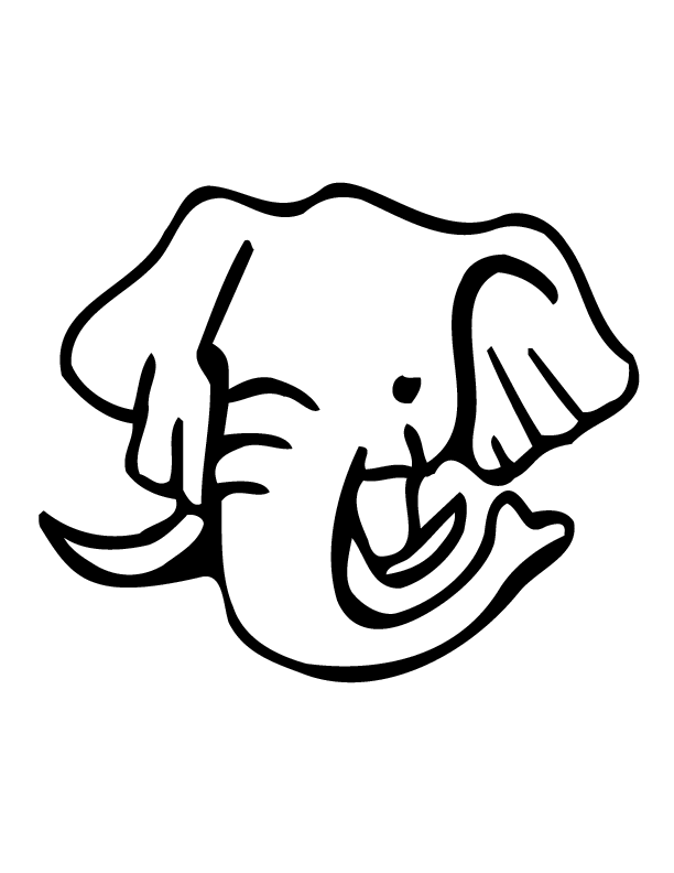 Dibujo para colorear: Elefante (Animales) #6468 - Dibujos para Colorear e Imprimir Gratis