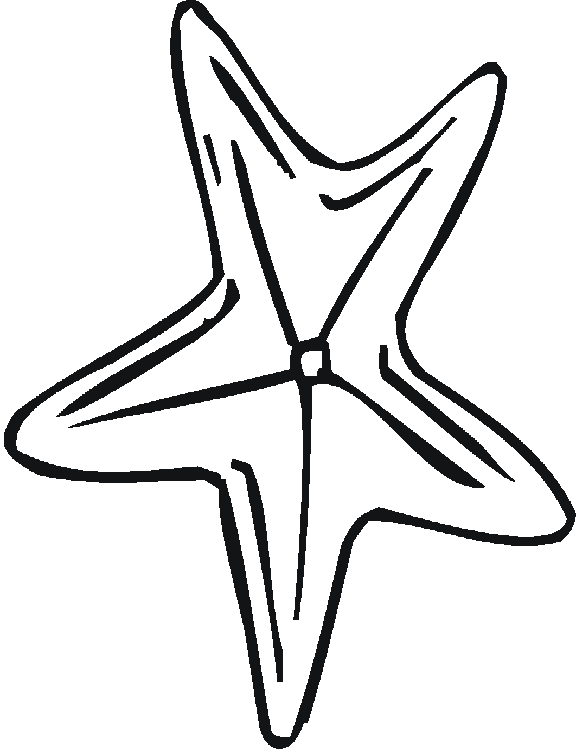 Dibujo para colorear: Estrella de mar (Animales) #6765 - Dibujos para Colorear e Imprimir Gratis