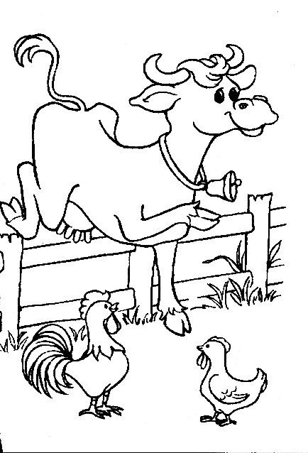 Dibujo para colorear: Gallo (Animales) #4173 - Dibujos para Colorear e Imprimir Gratis