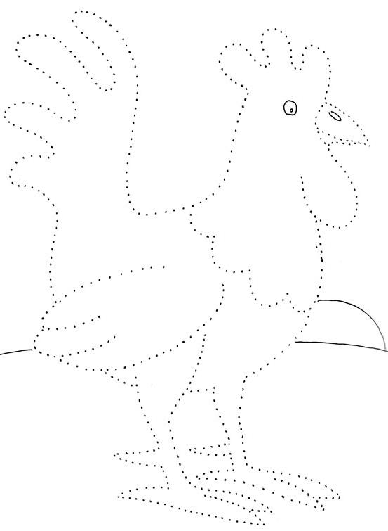 Dibujo para colorear: Gallo (Animales) #4210 - Dibujos para Colorear e Imprimir Gratis