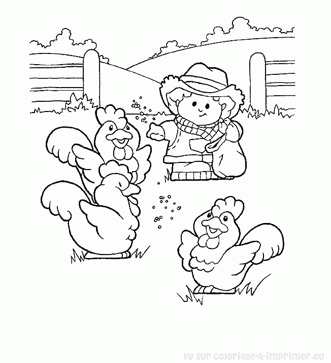 Dibujo para colorear: Gallo (Animales) #4227 - Dibujos para Colorear e Imprimir Gratis