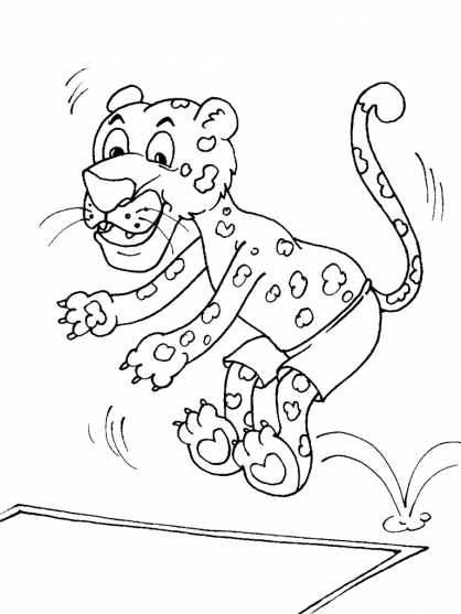 Dibujo para colorear: Guepardo (Animales) #7989 - Dibujos para Colorear e Imprimir Gratis