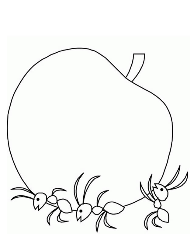 Dibujo para colorear: Hormiga (Animales) #6964 - Dibujos para Colorear e Imprimir Gratis