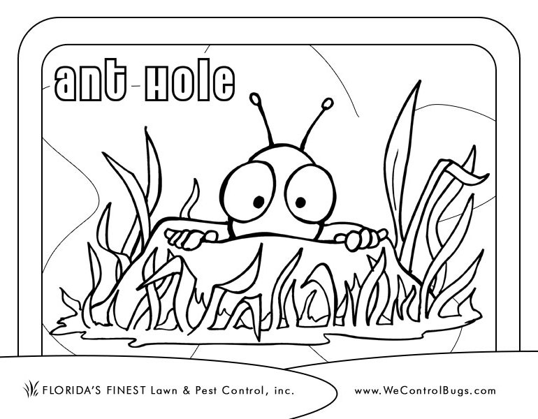 Dibujo para colorear: Hormiga (Animales) #7027 - Dibujos para Colorear e Imprimir Gratis