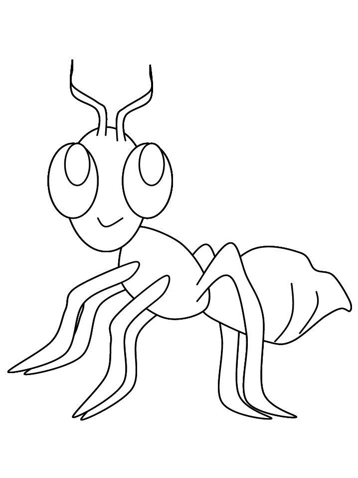 Dibujo para colorear: Hormiga (Animales) #7062 - Dibujos para Colorear e Imprimir Gratis