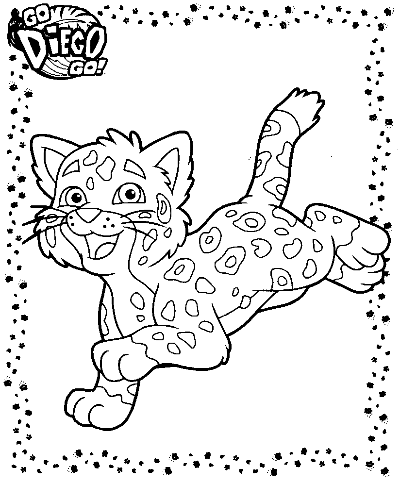 Dibujo para colorear: Jaguar (Animales) #9004 - Dibujos para Colorear e Imprimir Gratis