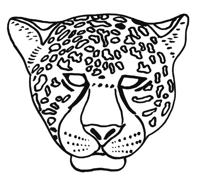 Dibujo para colorear: Jaguar (Animales) #9011 - Dibujos para Colorear e Imprimir Gratis