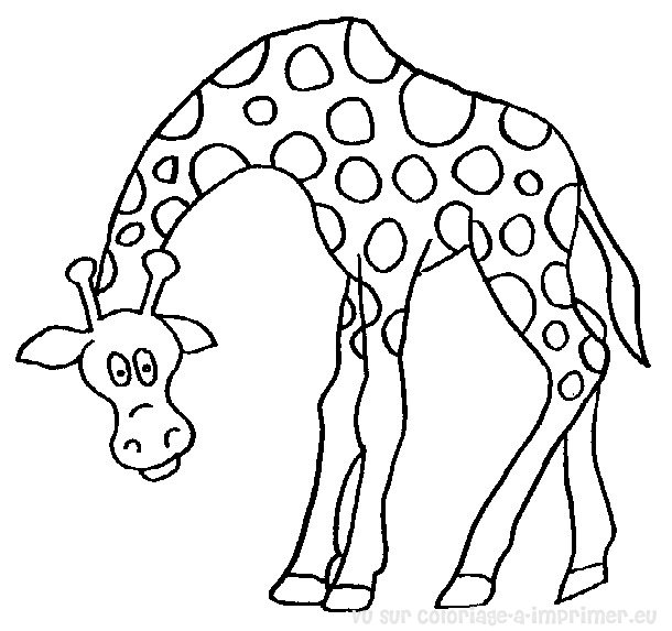 Dibujo para colorear: Jirafa (Animales) #7250 - Dibujos para Colorear e Imprimir Gratis