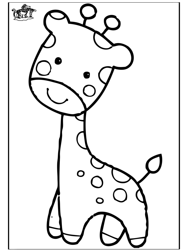 Dibujo para colorear: Jirafa (Animales) #7264 - Dibujos para Colorear e Imprimir Gratis
