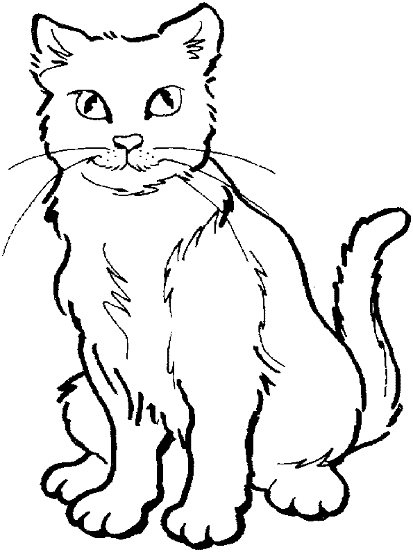 Dibujo para colorear: Kitten (Animales) #18056 - Dibujos para Colorear e Imprimir Gratis