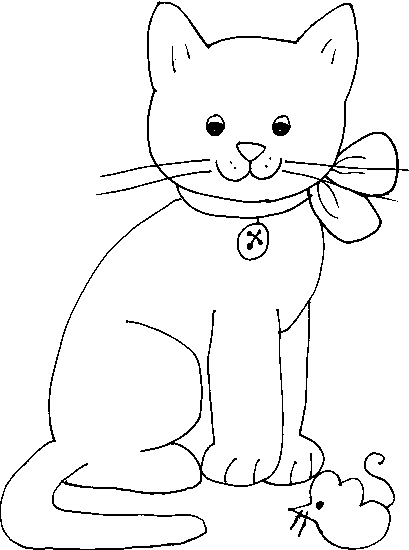 Dibujo para colorear: Kitten (Animales) #18106 - Dibujos para Colorear e Imprimir Gratis