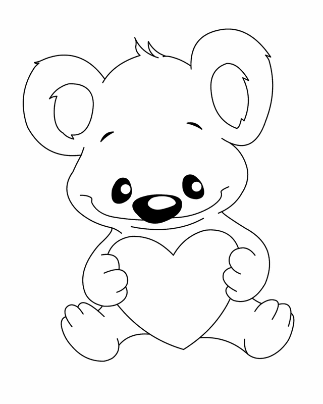 Dibujo para colorear: Koala (Animales) #9321 - Dibujos para Colorear e Imprimir Gratis