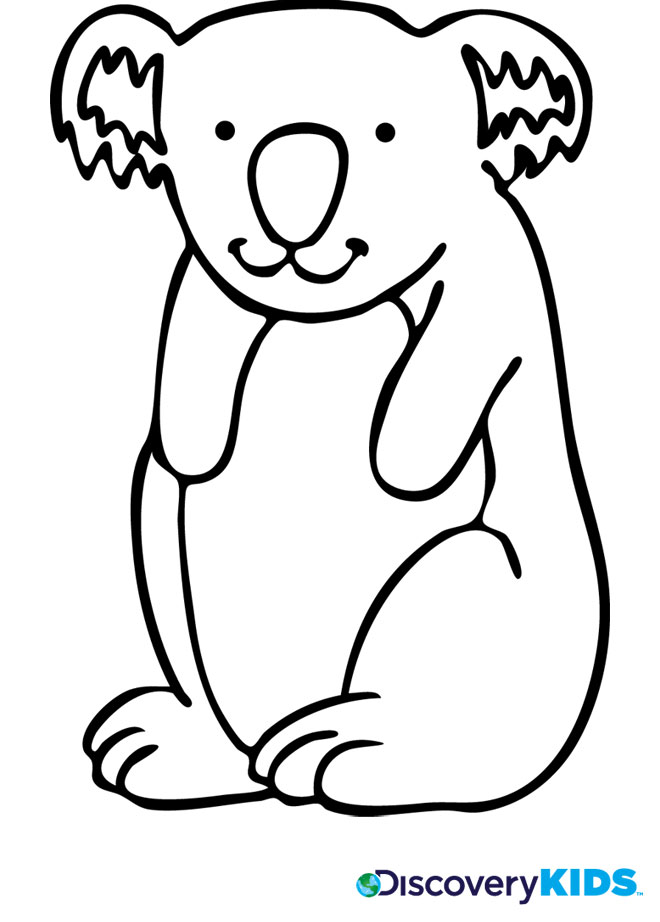 Dibujo para colorear: Koala (Animales) #9380 - Dibujos para Colorear e Imprimir Gratis