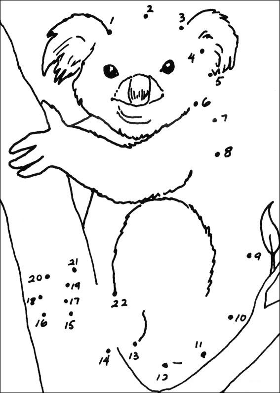 Dibujo para colorear: Koala (Animales) #9396 - Dibujos para Colorear e Imprimir Gratis