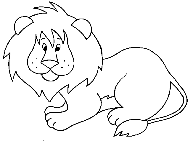 Dibujo para colorear: León (Animales) #10259 - Dibujos para Colorear e Imprimir Gratis