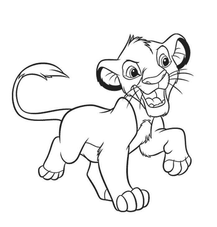 Dibujo para colorear: León (Animales) #10314 - Dibujos para Colorear e Imprimir Gratis