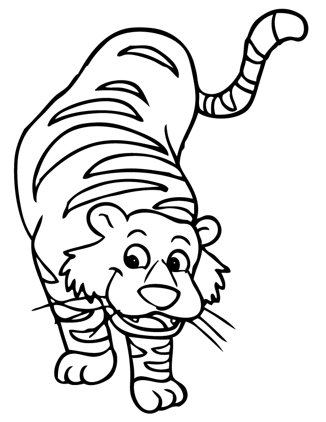 Dibujo para colorear: Leopardo (Animales) #9847 - Dibujos para Colorear e Imprimir Gratis