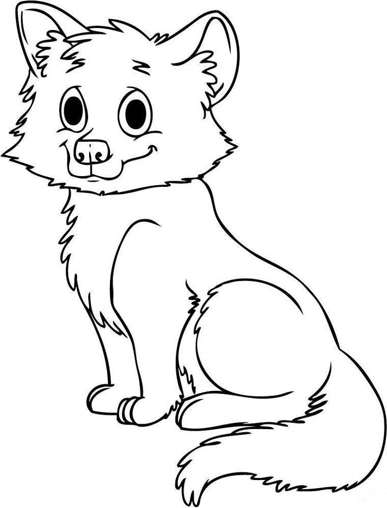 Dibujo para colorear: Lobo (Animales) #10471 - Dibujos para Colorear e Imprimir Gratis
