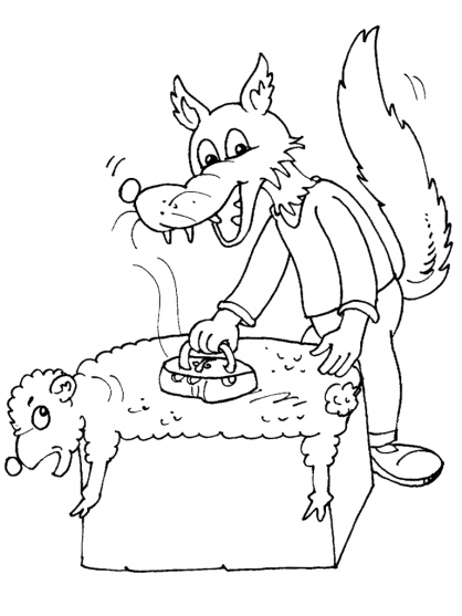Dibujo para colorear: Lobo (Animales) #10476 - Dibujos para Colorear e Imprimir Gratis