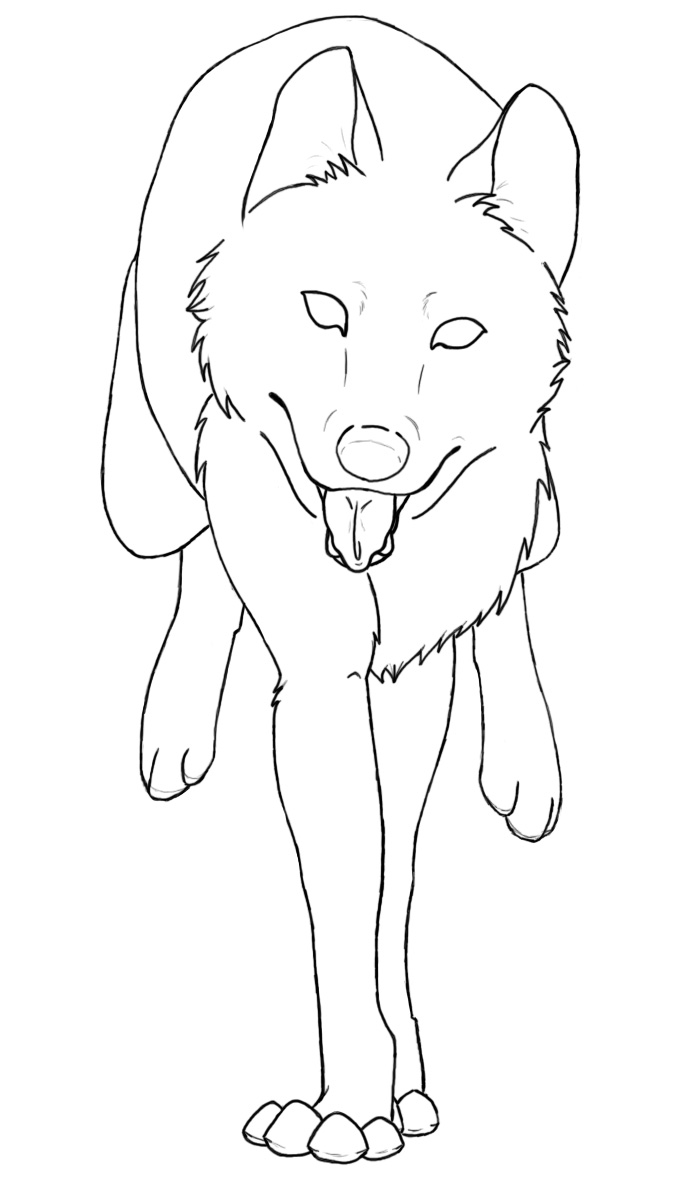 Dibujo para colorear: Lobo (Animales) #10478 - Dibujos para Colorear e Imprimir Gratis