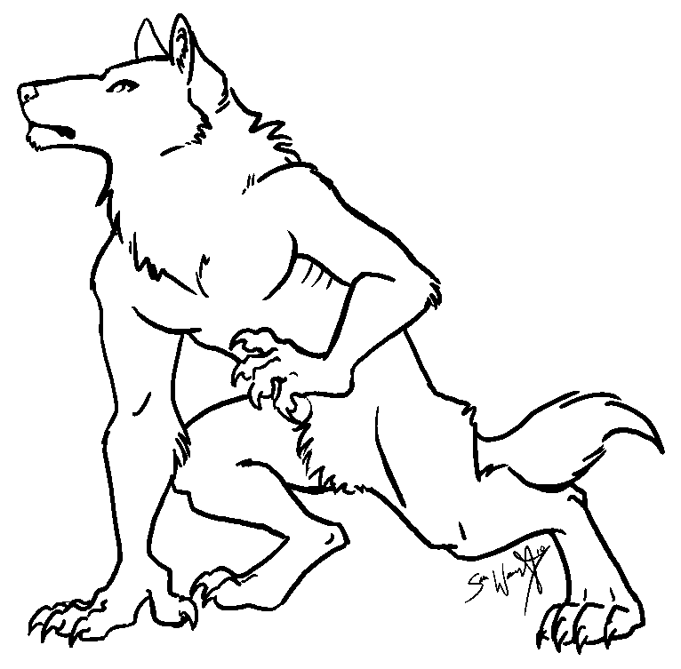 Dibujo para colorear: Lobo (Animales) #10570 - Dibujos para Colorear e Imprimir Gratis
