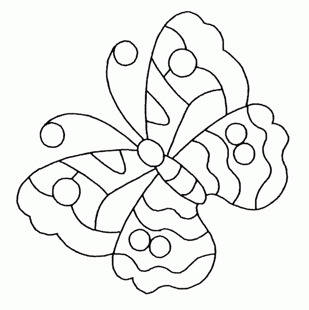 Dibujo para colorear: Mariposa (Animales) #15661 - Dibujos para Colorear e Imprimir Gratis