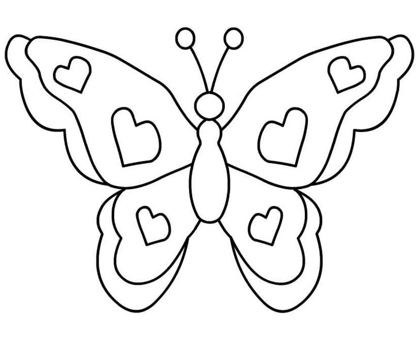 Dibujo para colorear: Mariposa (Animales) #15671 - Dibujos para Colorear e Imprimir Gratis