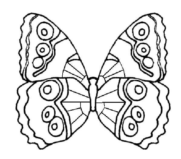 Dibujo para colorear: Mariposa (Animales) #15691 - Dibujos para Colorear e Imprimir Gratis