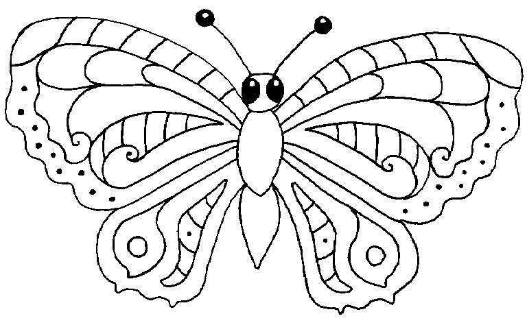 Dibujo para colorear: Mariposa (Animales) #15698 - Dibujos para Colorear e Imprimir Gratis
