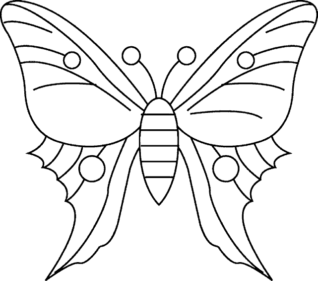 Dibujo para colorear: Mariposa (Animales) #15726 - Dibujos para Colorear e Imprimir Gratis