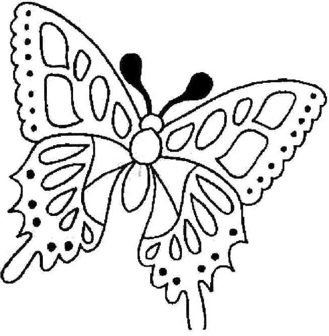 Dibujo para colorear: Mariposa (Animales) #15781 - Dibujos para Colorear e Imprimir Gratis