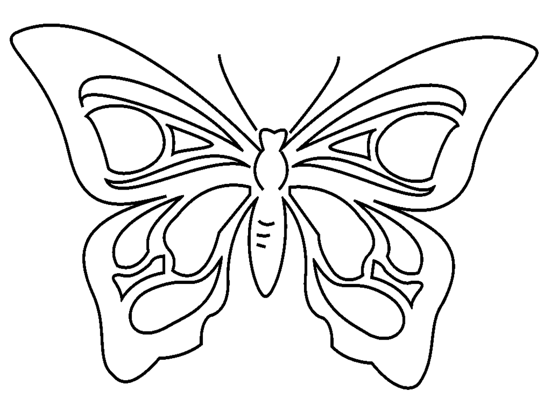 Dibujo para colorear: Mariposa (Animales) #15850 - Dibujos para Colorear e Imprimir Gratis