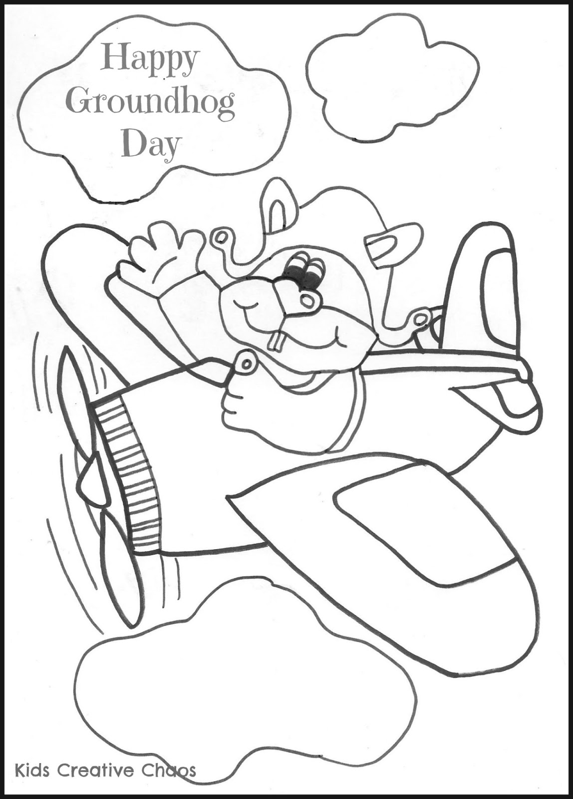 Dibujo para colorear: Marmota (Animales) #10927 - Dibujos para Colorear e Imprimir Gratis