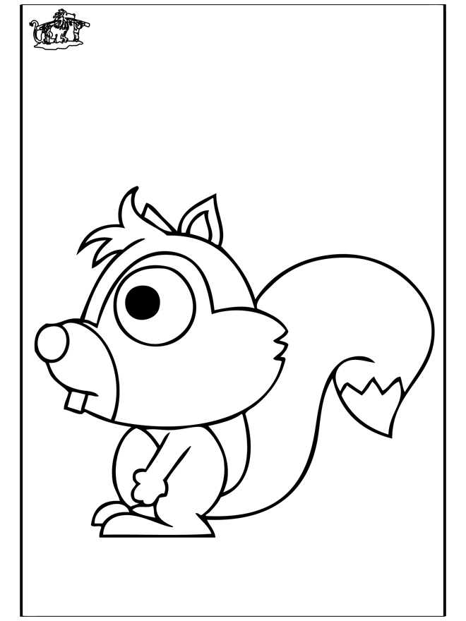 Dibujo para colorear: Marmota (Animales) #10983 - Dibujos para Colorear e Imprimir Gratis