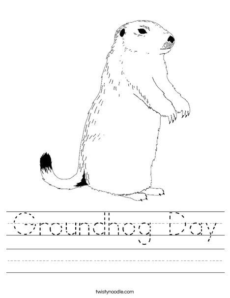 Dibujo para colorear: Marmota (Animales) #11075 - Dibujos para Colorear e Imprimir Gratis