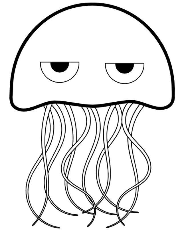 Dibujo para colorear: Medusa (Animales) #20393 - Dibujos para Colorear e Imprimir Gratis